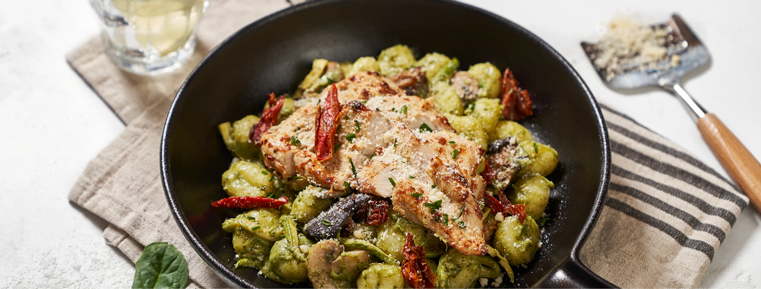 CREAMY SPINACH GNOCCHI